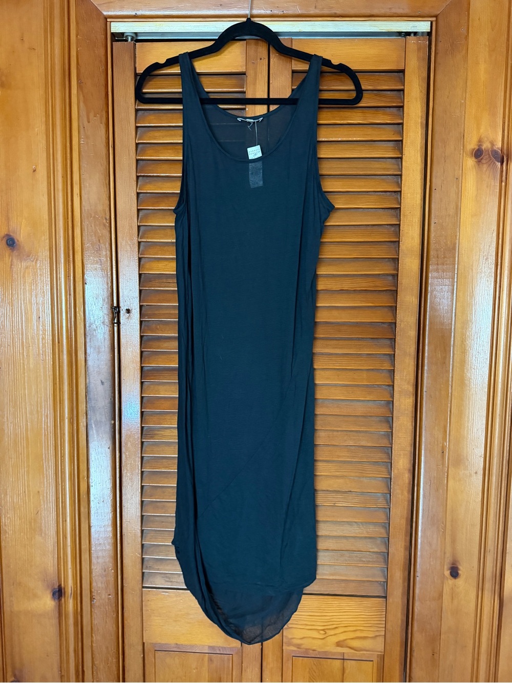 NWT Helmut Lang Mini Dress Charcoal Grey Sz L